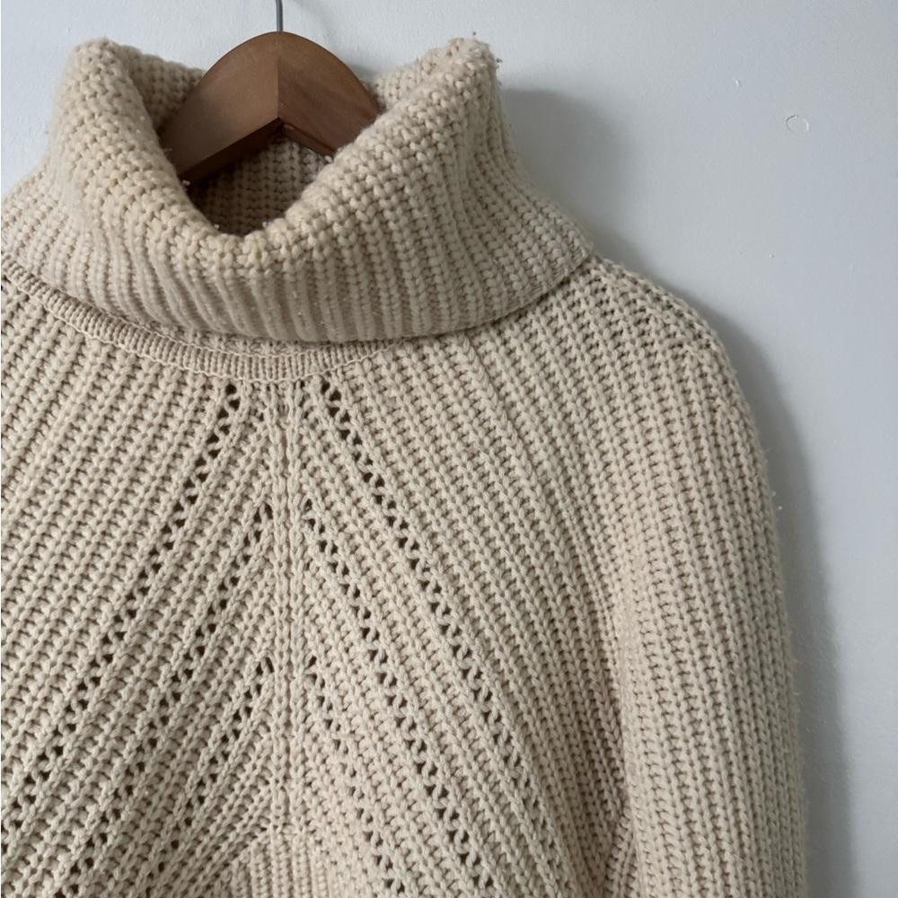 Rag & Bone M Cece Turtleneck Knit Cream Sweater - Picture 3 of 9